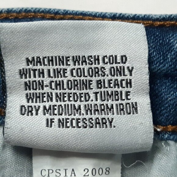 Hudson Jeans Girls 10 Blue Straight Leg Stretch Medium Wash 22 in Inseam - Picture 15 of 16